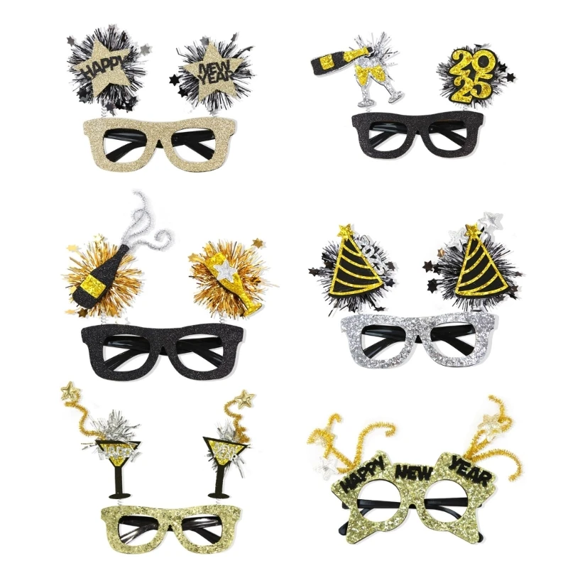 Stylish New Year's Eve Fashionable Party Accessories Comfortable Novelty Glasses