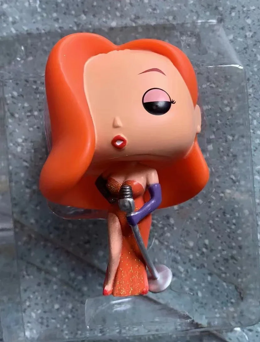 funko pop Disney Movies Vinyl Figure Dolls Jessica Rabbit #104 Action Figure Toys Collection Room Car Decoration Gifts