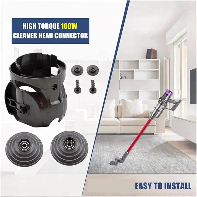 ABZA-Rueda de repuesto de bola en V de alto par 100W para aspiradora Dyson V10 V11 V15 G5-piezas de cabezal de cepillo