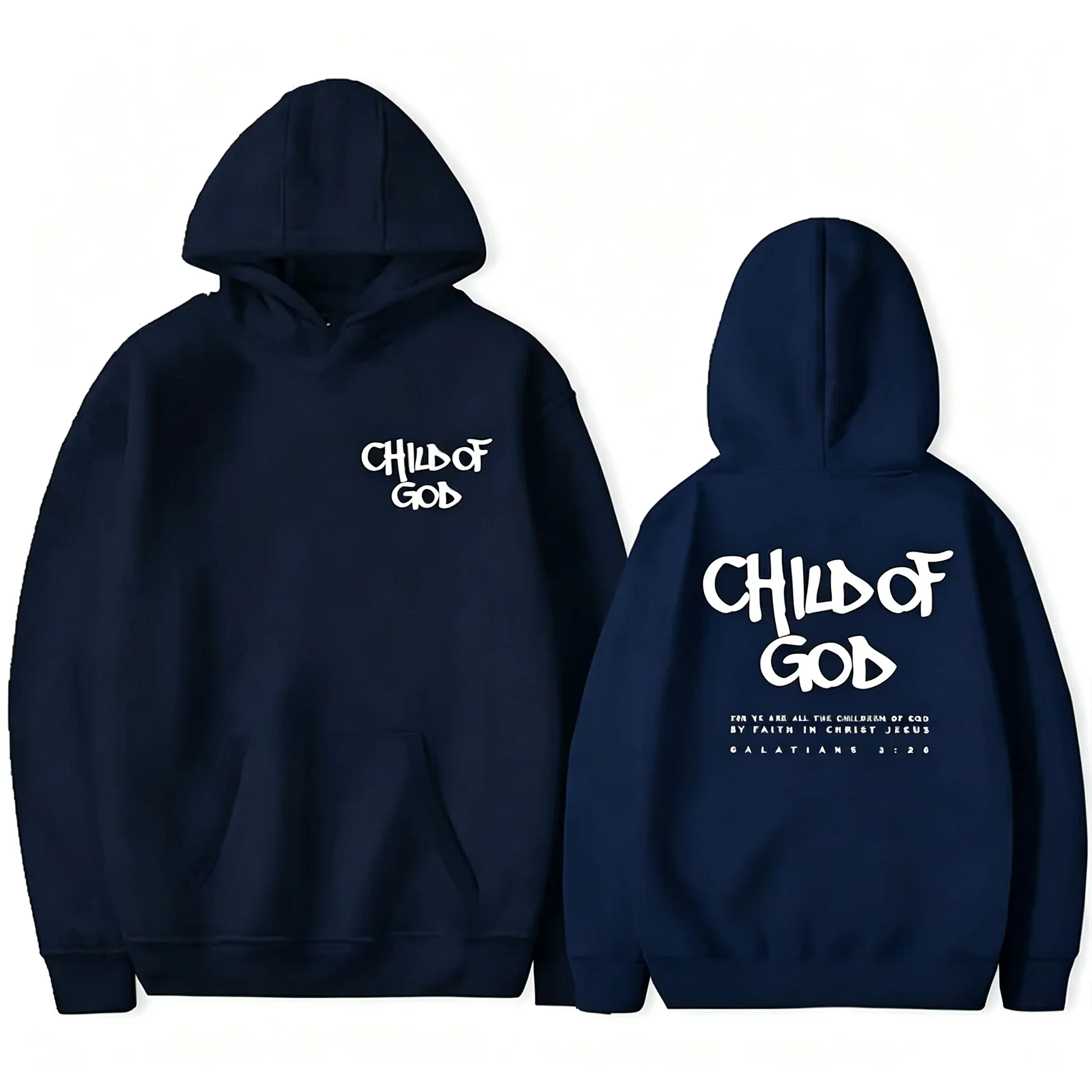 2026 I Am A God Child Kapuzenpullover mit Buchstabendruck, christliche Gott-Sweatshirts, Kapuzenpullover, Gebet zum Herrn, Sweatshirt, Damenbekleidung – Detail 10