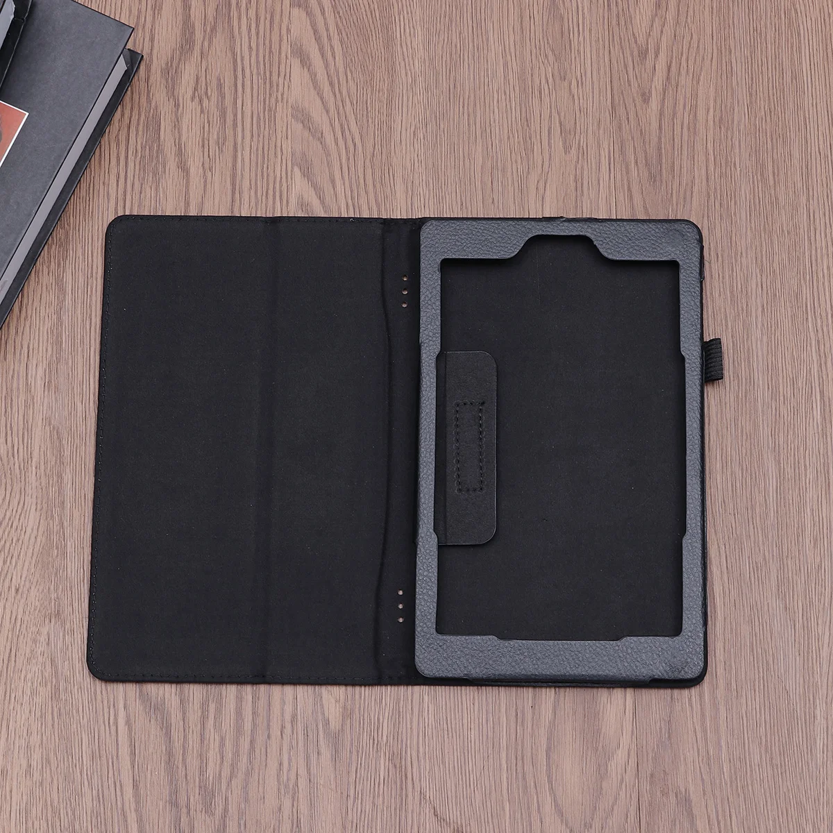 

Case 8'' Tablet Cover for Fire 2017 Protective Inch 6th Gen Black PU Stand