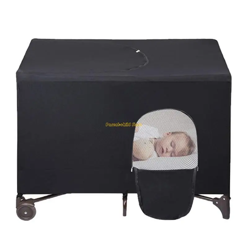 

WXTD Elastic Fabric Baby Bed Cover Crib Sunshade Sleeve for Infant Playard Crib