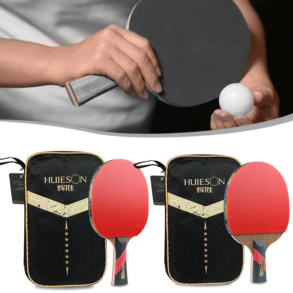 

Для соревновательных игр 240x150 мм ракетка из углеродного волокна из углеродного волокна весло для настольного тенниса Donic удобный чехол для хранения