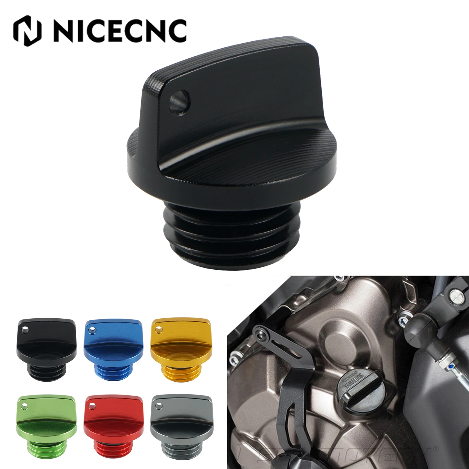 

M20x2.5 CNC Billet Oil Filler Cap Plug For Honda Yamaha Kawasaki Ducati Triumph Suzuki CB CBR CRF YZ WR MT09 Z800 Z1000 ER6N