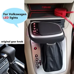 For Volkswagen vw CC Jetta Golf Tiguan Passat Sagitar with LED indicator light Car Gear shift Head Shift Rod Handle Gear