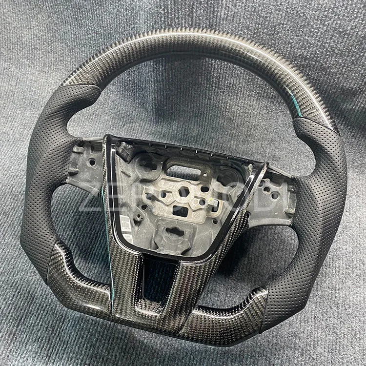 Custom Real Carbon Fiber Steering Wheel For Volvo S60 L XC60 V40 V60 XC60 S80 15-20 Paddle Hole Available for selection