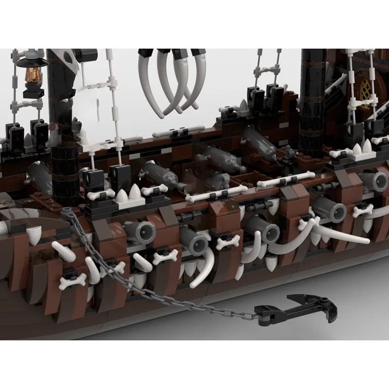 

Military Warship Model Moc Building Bricks The Hooked Fang Ship Model Technology Gift Construstion DIY Assembly Holiday Toys