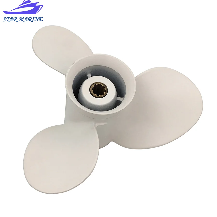 Propeller 9 1/4X9-J for Yamaha 683-45945-00-EL 63V-45945-10-EL,propeller for Yamaha 2 stroke 9.9HP 15HP