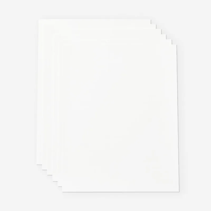 Printable Sticker Paper (8 ct), White, 8.5 x11, Sheets