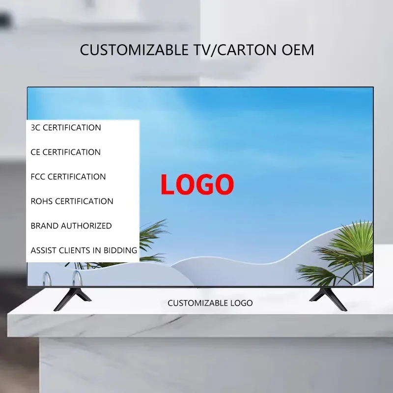 Televisor Inteligente Android LCD LED de 75, 85, 90 y 100 Pulgadas, 4K UHD, Fabricado en China, Económico, Pantalla Plana HD, el Mejor Televisor Inteligente