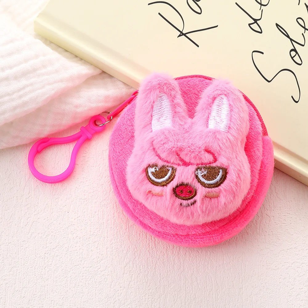 กระเป๋าใส่เหรียญหูฟัง Stray Kids ขนาด 8 ซม. ลายการ์ตูนน่ารัก ตุ๊กตา SKZ กระเป๋าสตางค์ใบเล็ก พวงกุญแจ ที่ใส่บัตร