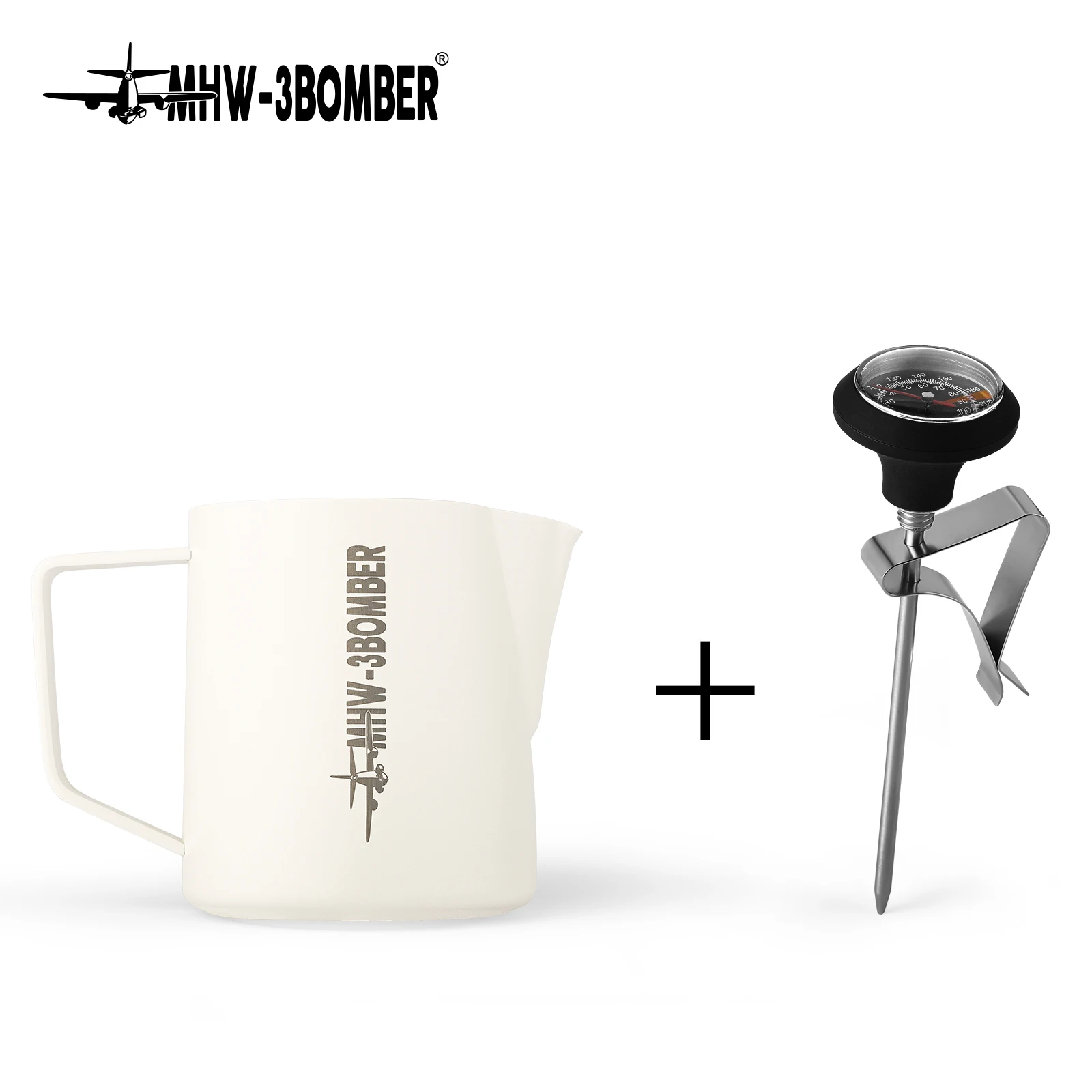 MHW-3BOMBER Sữa Không Gỉ Chảo Cafe Latte Nghệ Thuật Dụng Cụ Chuyên Nghiệp Bọt Sữa Bình Thép Không Gỉ Hấp Từ Bình Đựng Nước