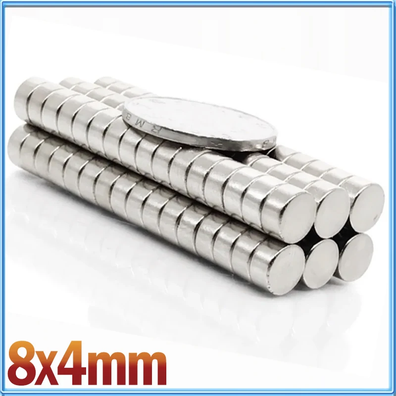 Round 8x4mm Magnet 10/50/200/1000pcs 8*4mm Accessory for Office Whiteboard Science Craft Refrigerator Fridge Garage Tool