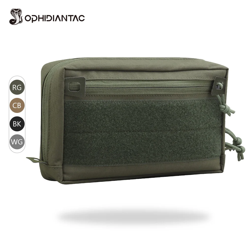 

Горизонтальный подсумок OPHIDIANTAC для аптечки из нейлона с креплением на липучке и клипсой Molle для плитоноска