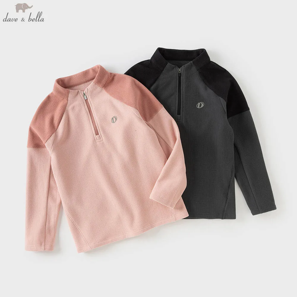 

Dave Bella Children Winter Warm Polar FleeceT-shirts Girls Boys Autumn Bottoming Tops Casual Long sleeves Base Layers DK4254397