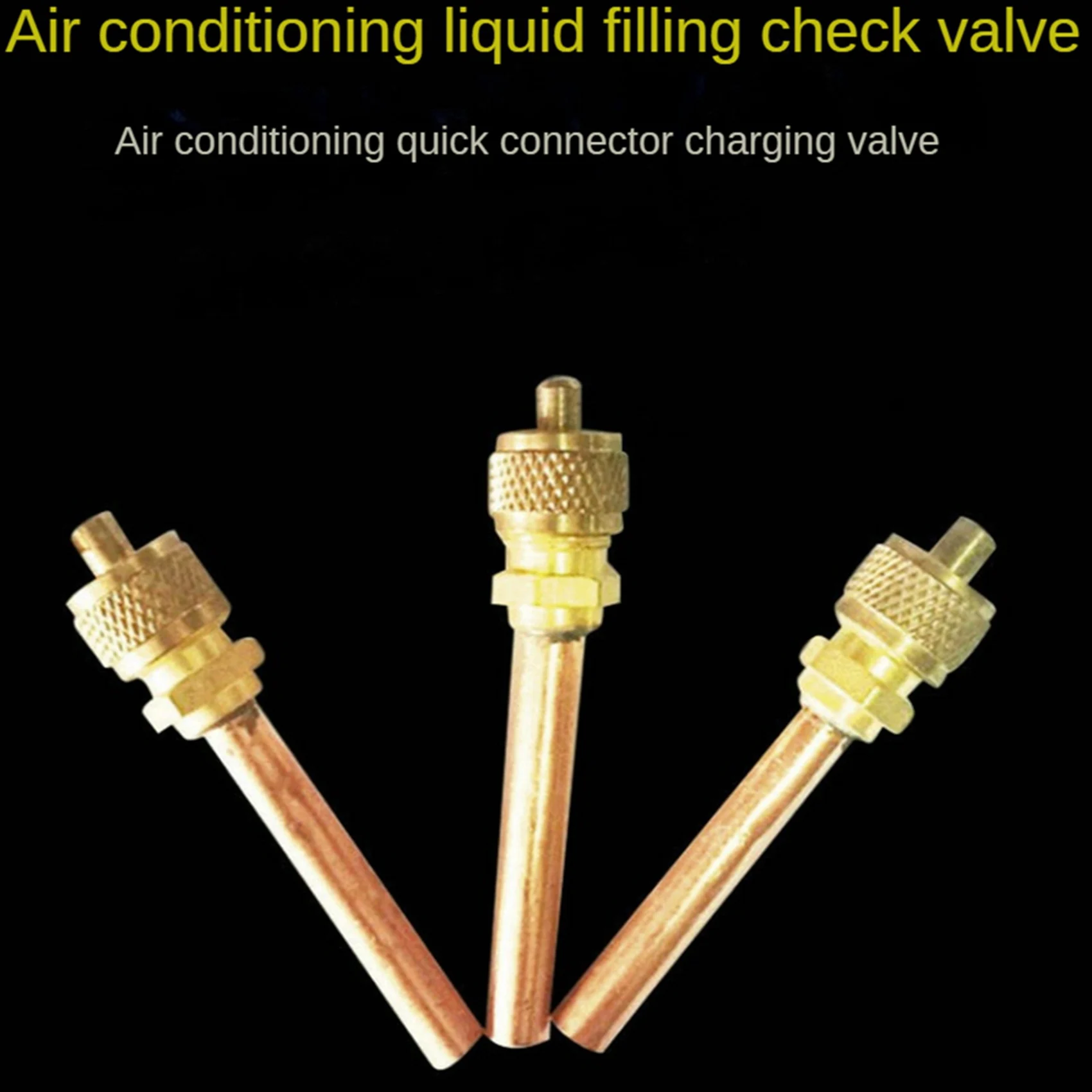 A20F-20Pcs Access Valve 1/4 Inch SAE 1/4 Inch OD 2.755 Inch Stem Strong Core AC Air Conditioner Refrigeration Access Valve