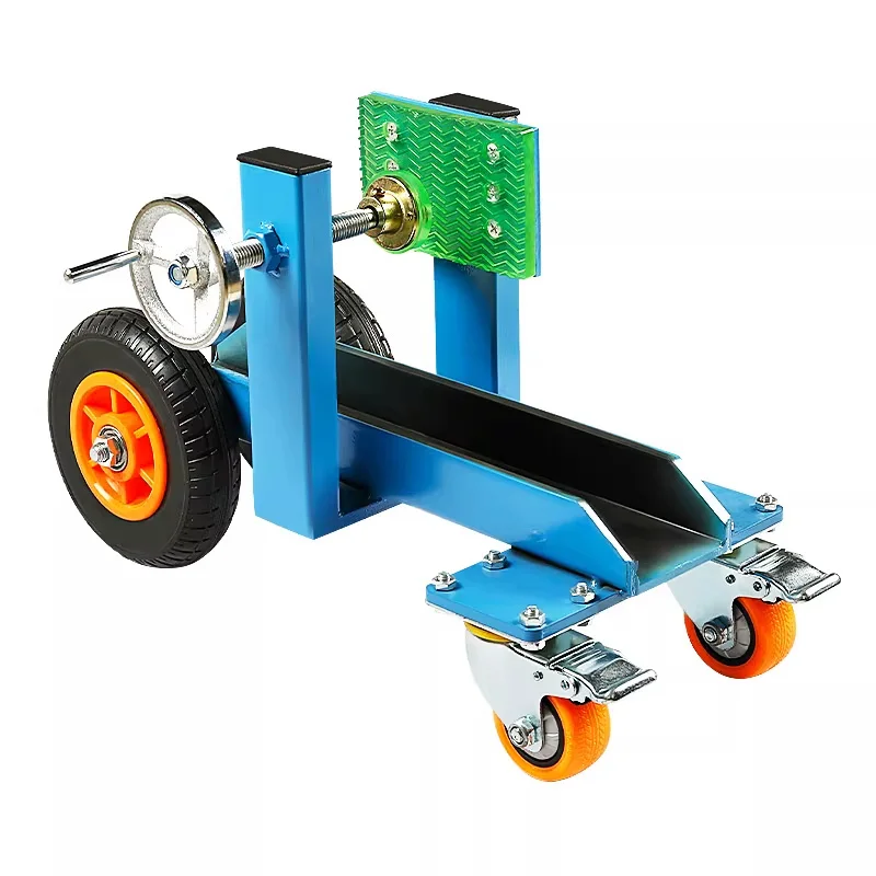 Heavy-Duty Four-Wheel Sheet Metal Hand Truck Door and Window Transport Cart Suitable for Construction Sites and Building Materia