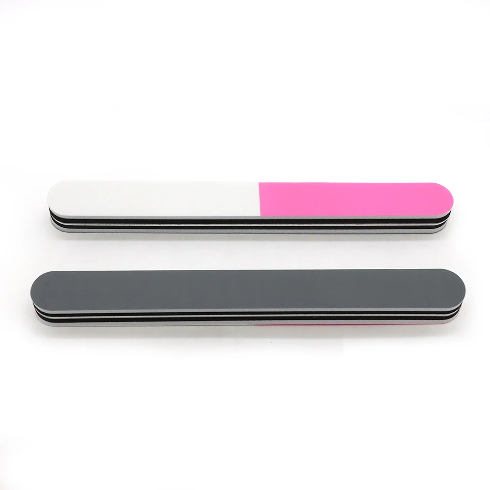 20 szt. Proste pilniki do paznokci, grube gąbki polerskie, pilnik polerski o gradacji 600/1200/3000, akcesoria do manicure, narzędzia do zdobienia paznokci.