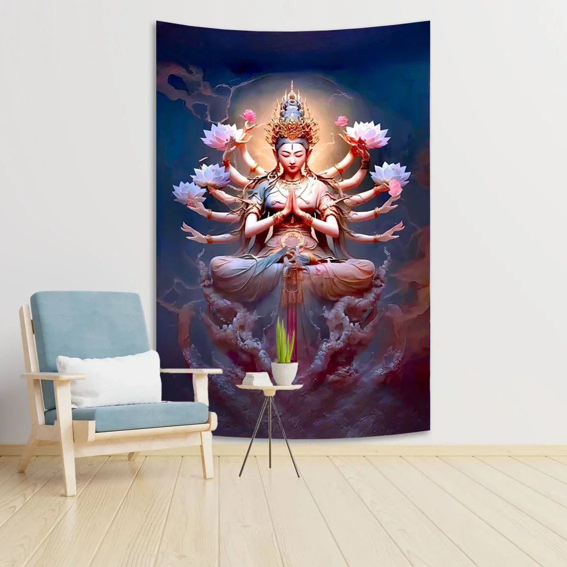 

Fantasy Buddha Meditation Home Decoration Tapestry Mandala Tapestry Hippie Bohemian Decorative