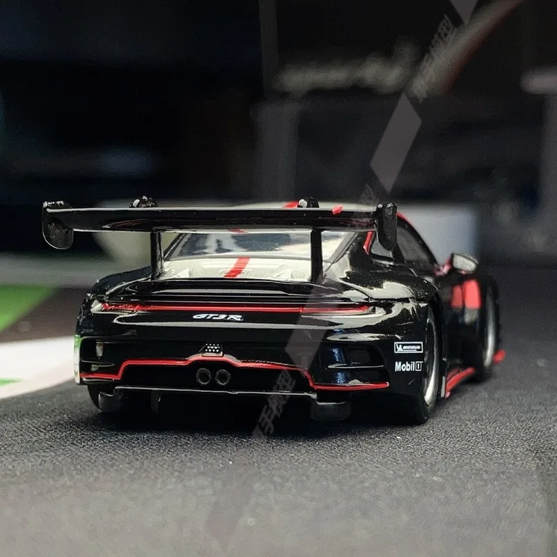 Sparky 1/64 911 GT3 R 24-uurs Spa-Francorchamps Legering Motorvoertuig Diecast Modellen Auto Speelgoed Collectie Jongen Kerstcadeaus