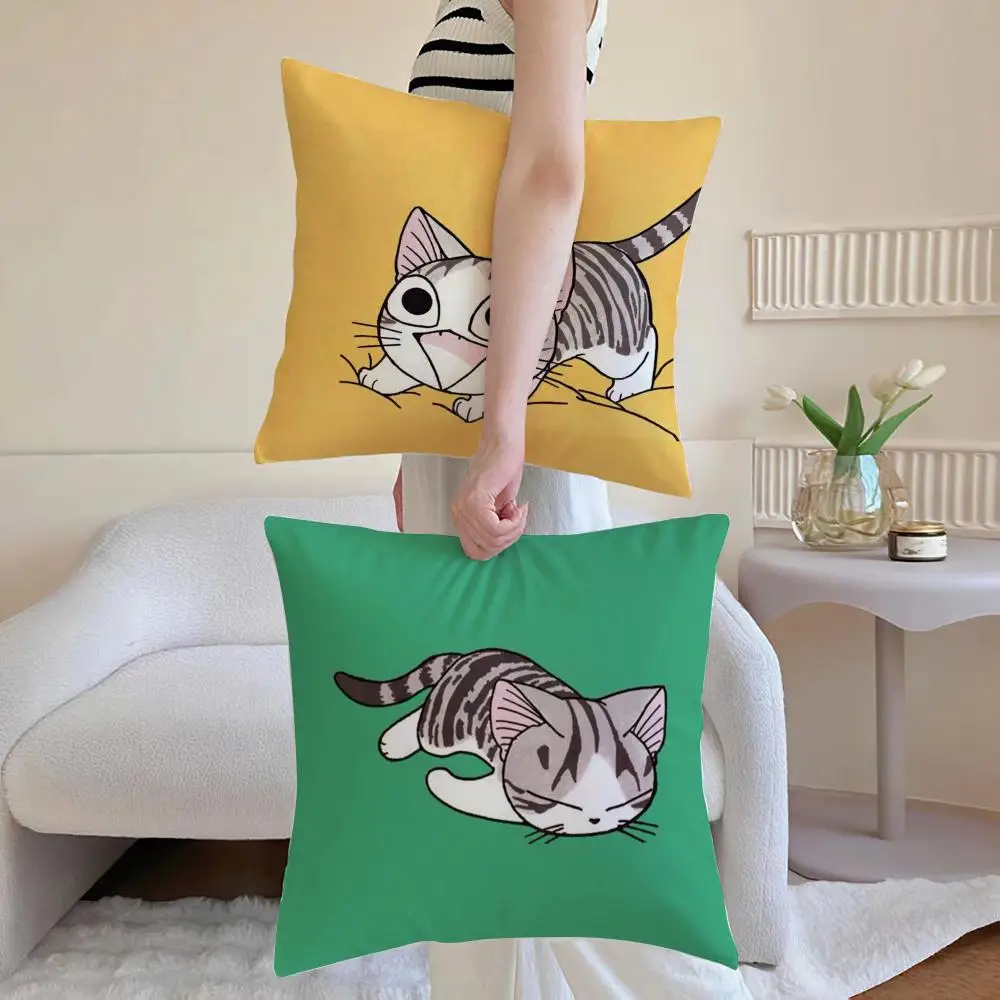 C-Chi's Sweet Home Cushion Cover Iceland Washable Linen Soft  for Daily Sofa Bed Home Room Decor