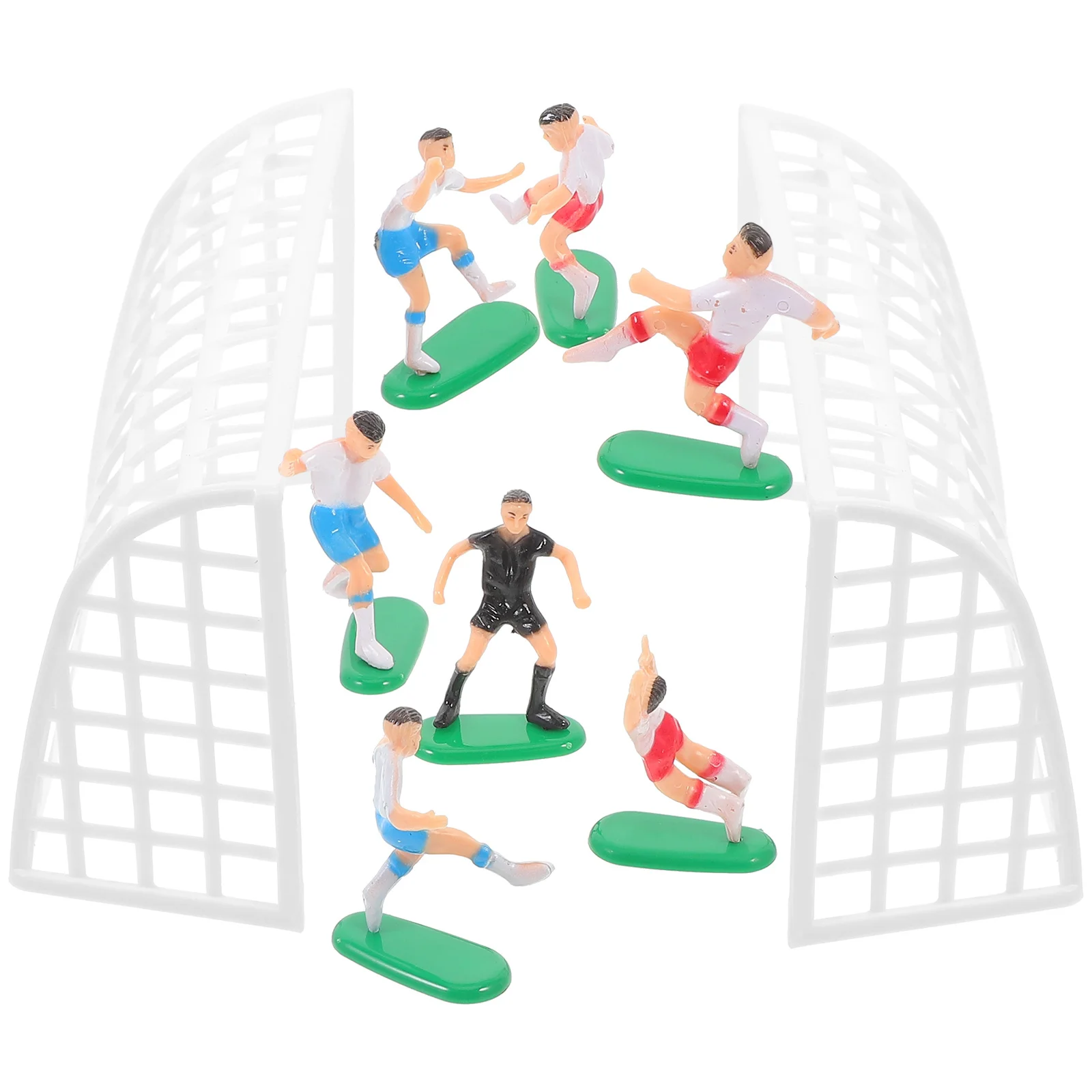 

18pcs Football Team Decor Cake Ornaments Birthday Party Dessert Adornment Theme Cake Topper Celebration Event Decoration