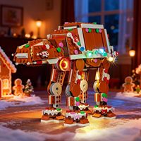 HPROSPER 5V LED Light (No Model) for Lego 40806 Gingerbread House AT-AT Walking Machine Decorative Lamp With Battery Box