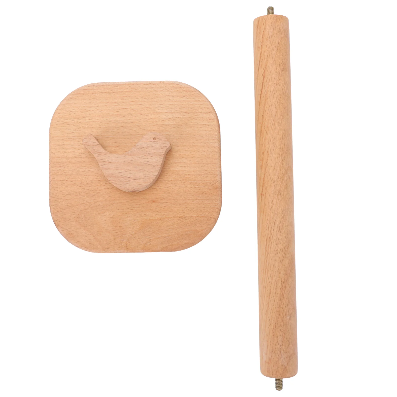

Wooden Paper Holder Vertical St Tissue Shelf Kitchen Vertical Tissue Holder Rack Natural Wood Sturdy Weighted Base