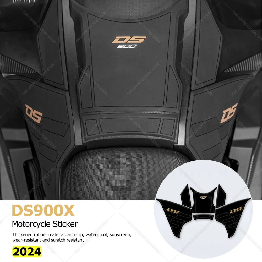 

Аксессуары для мотоциклов DS900X, резиновые накладки на бак, комплекты наклеек, защитные утолщенные наклейки, противоскользящие наклейки для тела DS900X DS 900X