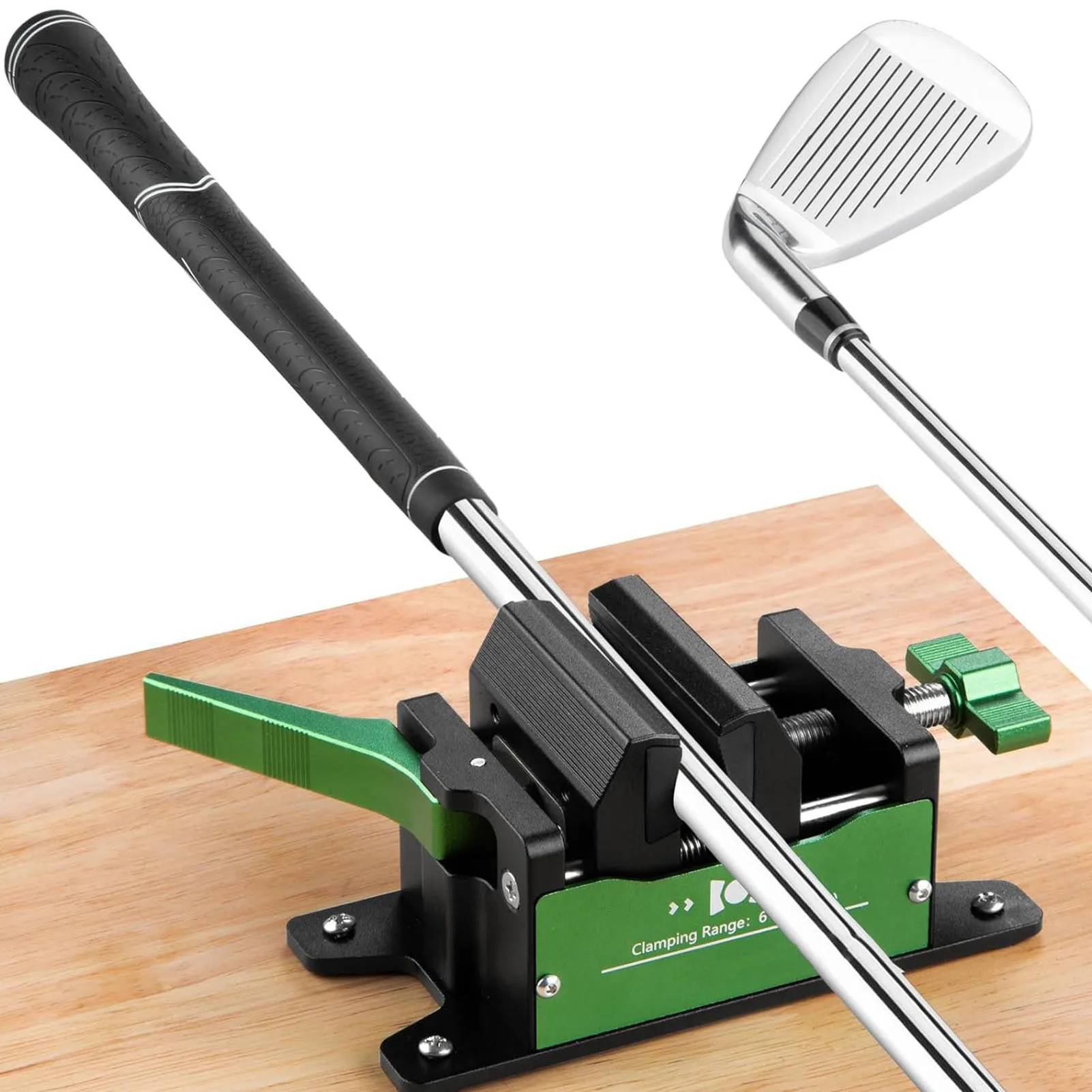 

Quick Shaft Clamp Club Vise Tool Gripping Station Vise Clamp 6-28mm Clamping Range Quick Release Shaft Clamp Regripping Tool