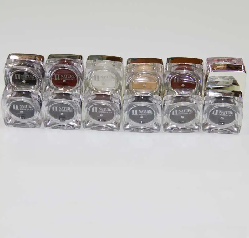 11Pcs Brown Black White Beige Colors Microblading Pigment Professional Eyebrow Micro Tattoo Ink Set Lips Makeup Pigment