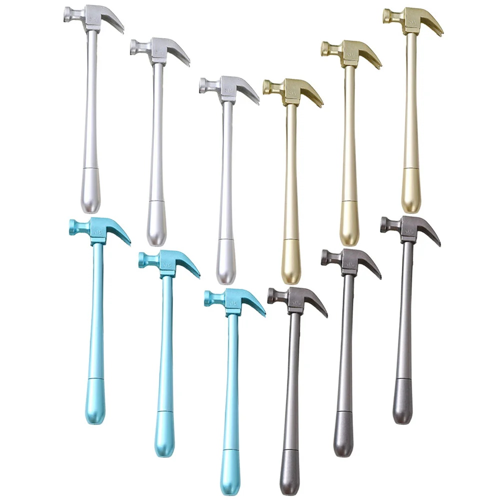 

12 Pcs Imitation Hammer Gel Pen Ink Kids Reward Pens Business Plastic Toddler Party Favors Tool