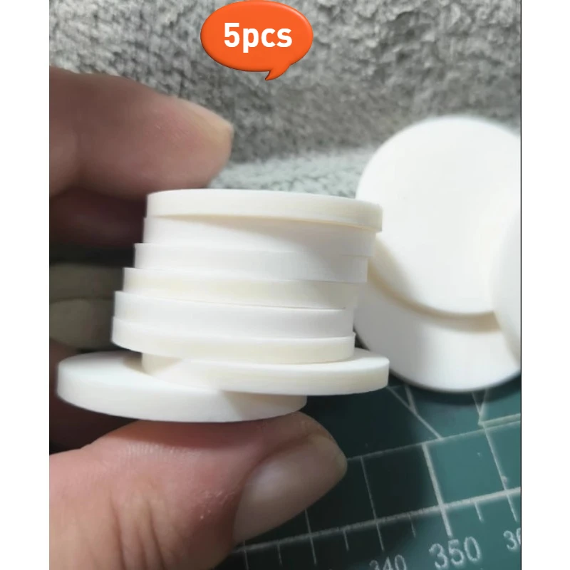 

5pcs Bovine bone Round slices DIY inlay engraving customizable / punchable