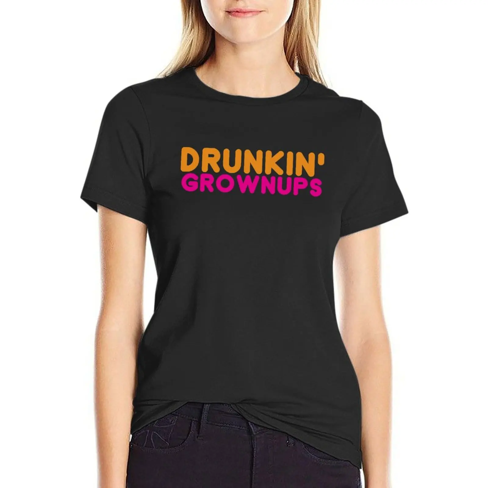 Drunkin Grownups Mens Womens Hoodie / T-Shirt summer clothes korean fashion funny t shirts for Women