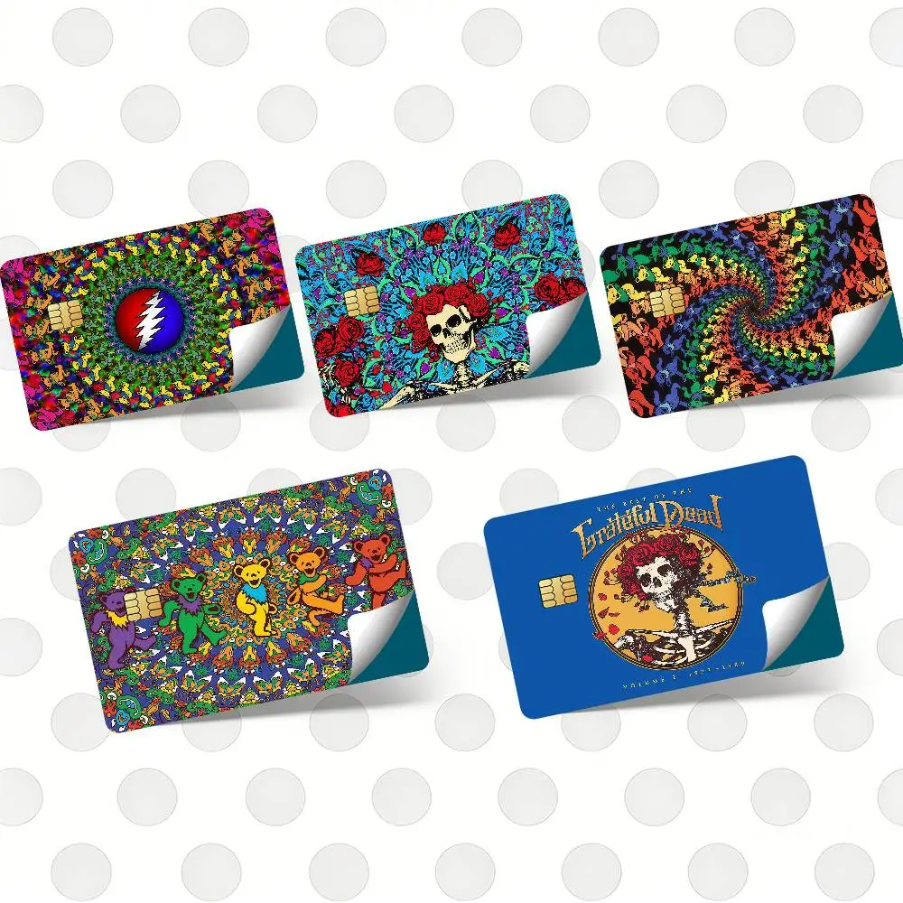 Band G-Grateful Dead Hot Sale Decor Exquisite Card Sticker for Debit Credit Bank Cards Skin Cover Gift Student