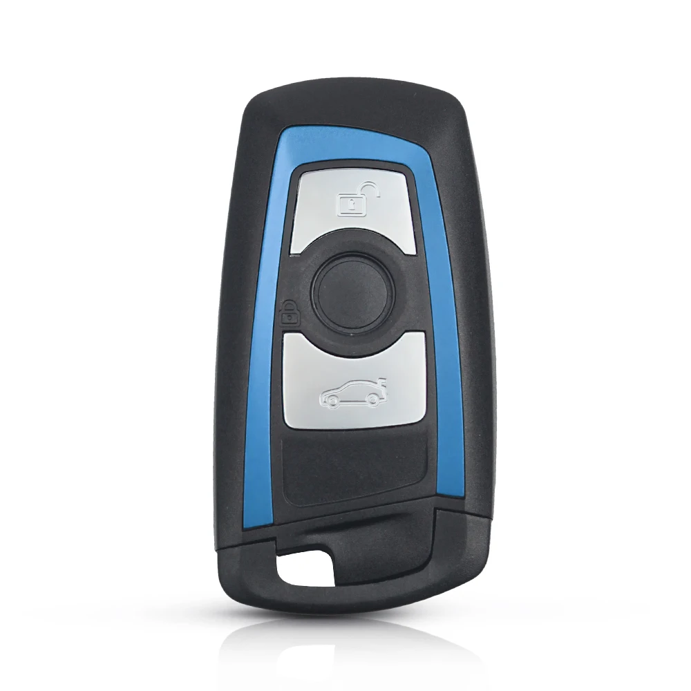 Keyyou 10pcs Smart Car Key Shell Abdeckung Remote Keyless Case für BMW Cas4 F Fem 3 5 7 Serie E90 E92 E93 x5 F10 F20 F30 F40 Panik