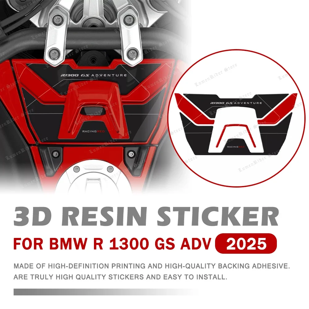 For BMW R 1300 GS R1300GS ADV TROPHY 2025 Motorcycle Accessories 3D Epoxy Resin Tank Pad Protection Sticker New Decorative Decal