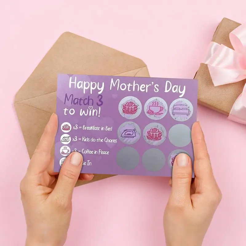 재미있는 스크래치 오프 카드, 독특한 인사 카드, 4 가지 도전 물건, 인터랙티브 페이퍼 아트, 관계 향상