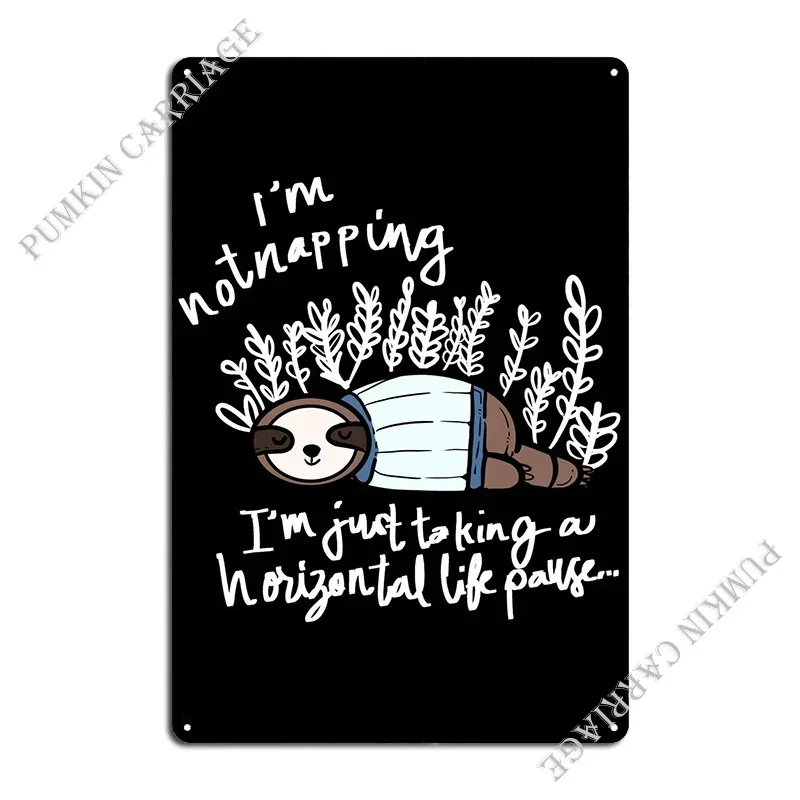 Horizontal Life Pause Slot Metal Plaque Poster Bar Garage Plaques Club Club Tin Sign Poster