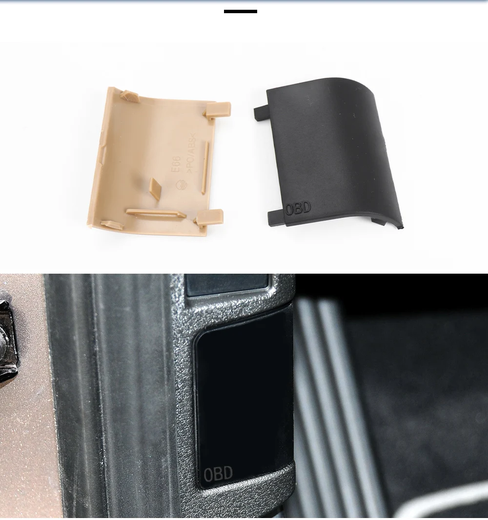 51439111663 51439111662 OBD Plug Diagnostic Socket Kick Panel Cover For BMW 7 Series E65 E66 745Li 750Li 760Li Repair Parts