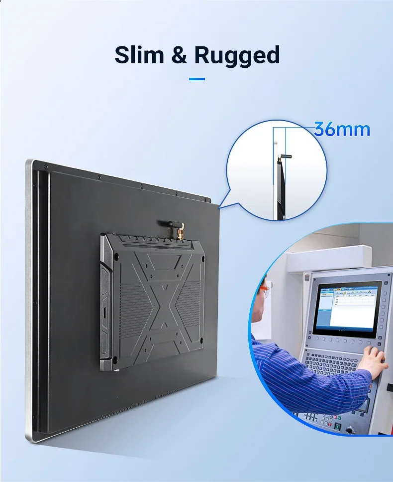 Embedded Ip65 Waterproof Android Industri All in One Hmi Panel  Pc1920*1080 15.6 Inch Rk3568 Industrial Touch Screen Computer