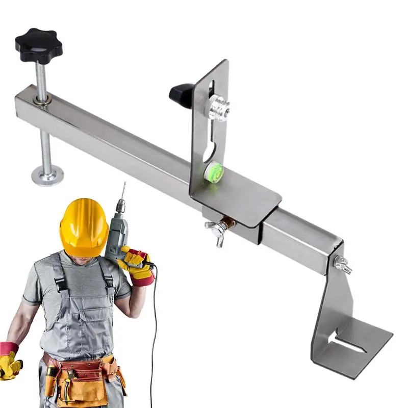 Adjustable Level Mount Level Wall Brackets Stand Stainless Steel Adjustable Bracket Wall Mount Heavy Duty Level Pole Wall &