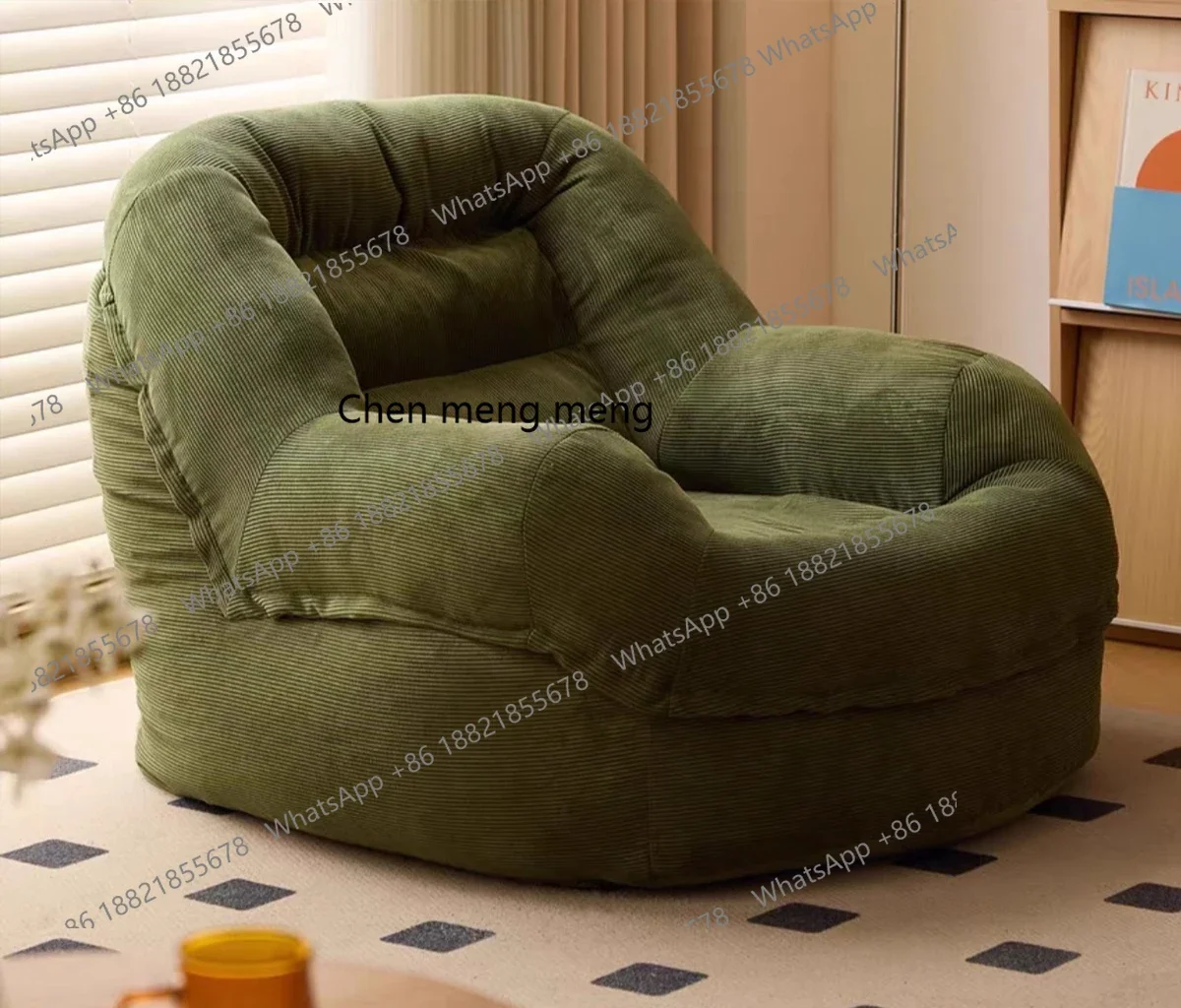 cc182lazy sofa medium antique fabric nest sofa tatami bedroom single sofa