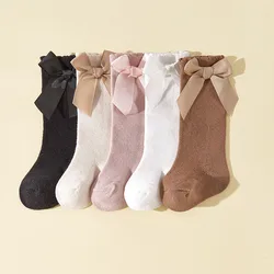 MILANCEL New Spring Baby Socks Infant Cute Solid Color Socks Toddler Girls Mesh Breathable Socks