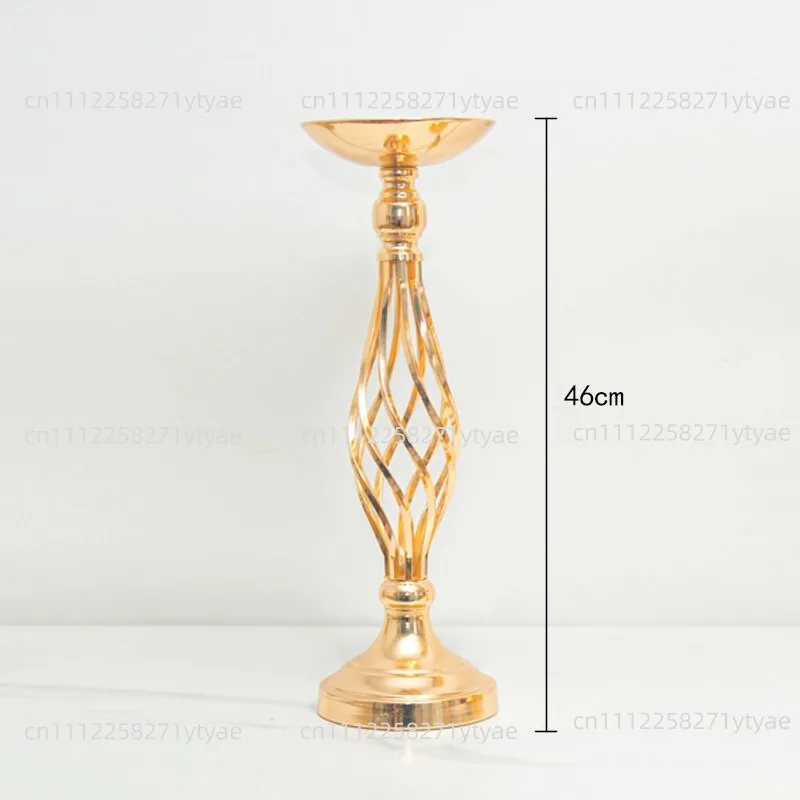 10-Piece  Flower Arrangement Stand, 20 Inch Tall Gold Candelabra Vase For Wedding Centerpieces