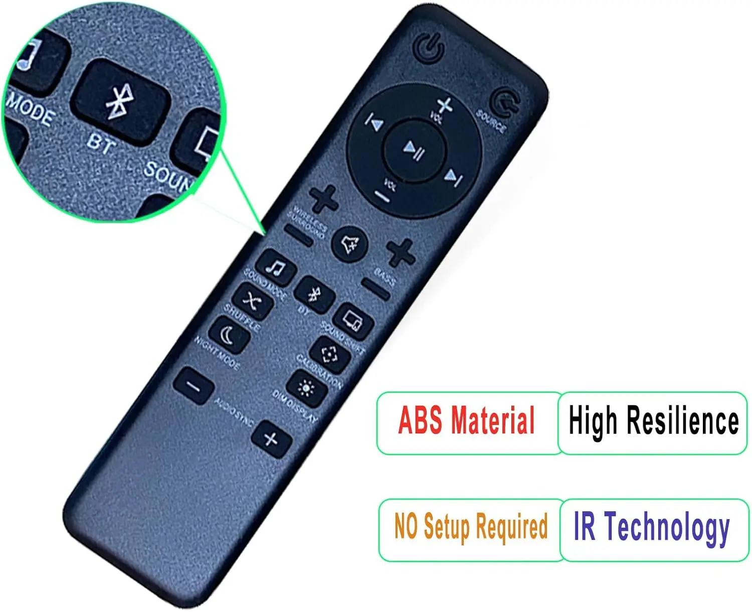 Nuevo para JBL Bar 2,1 3,1 5,1 canales 4K Ultra HD sistema de barra de sonido inalámbrico Home Theater Audio Control remoto