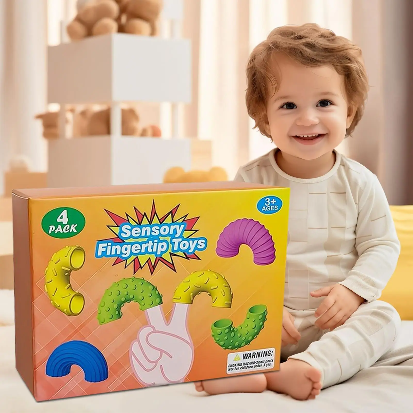 Textuur Fidget Speelgoed Tactiel Zintuiglijk Speelgoed Voor Kinderen Siliconen Kalmerende Fidget Stress Reliever Voor Jongens Meisjes Reizen School