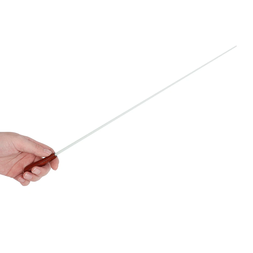 

Solid Wood Handle Orchestra Conductor Baton Long Thin Shaft Lightweight Durable Music Conducting Tool for Stage