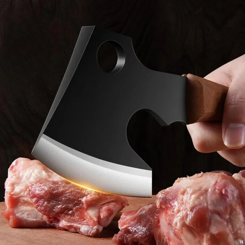 High carbon steel axe bone chopping knife household axe bone chopping knife Kan cattle bone knife