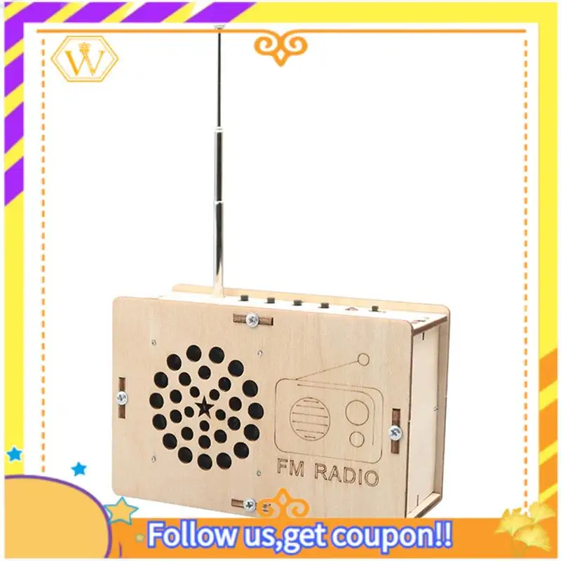 Latest-DIY FM Radio Model Kit Student Science Training Experimental Equipment For Boy Girls Birthday Gift